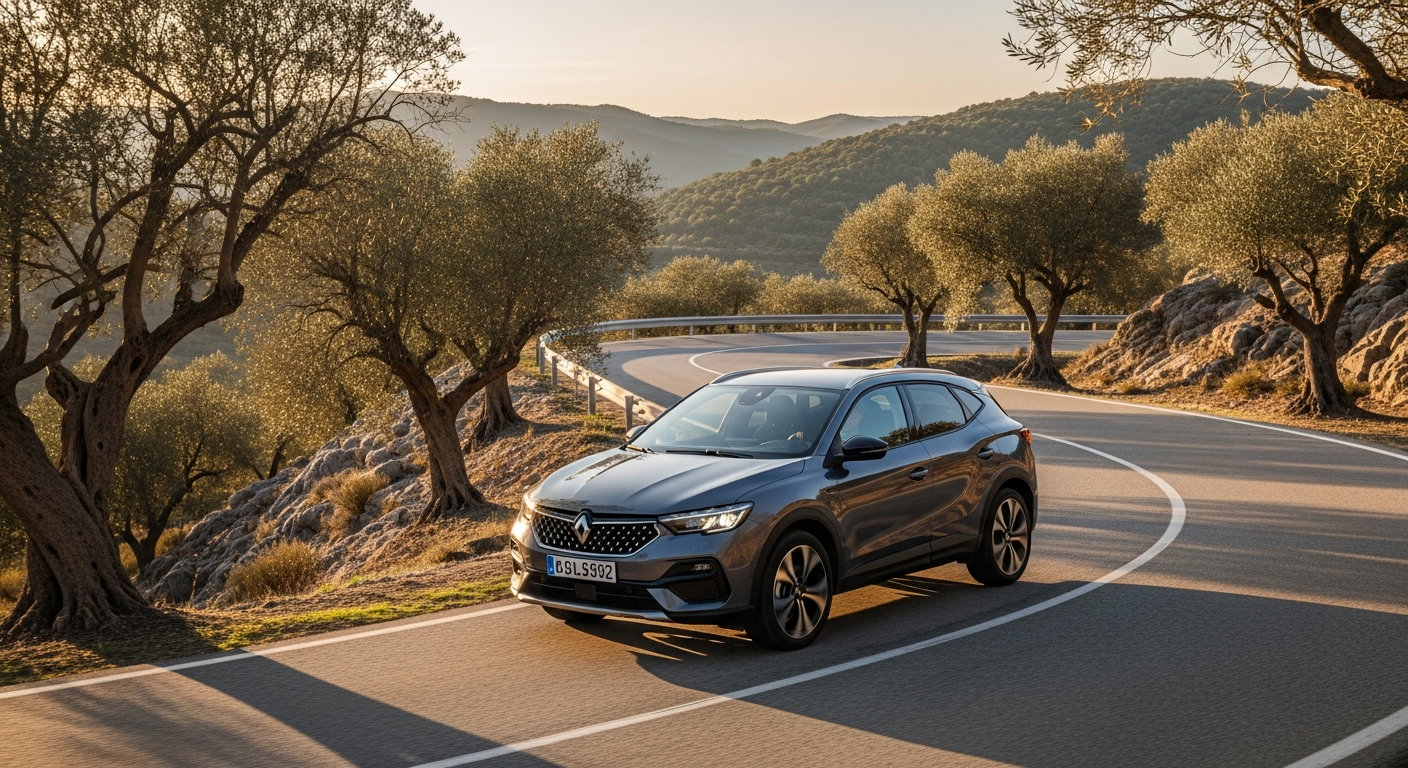 Omoda 5 circulando por carretera de montaña española
